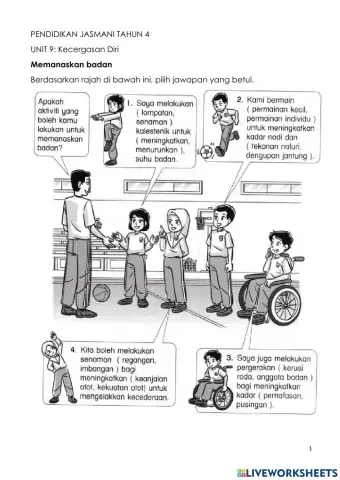 Pj tahun 4 kecergasan diri