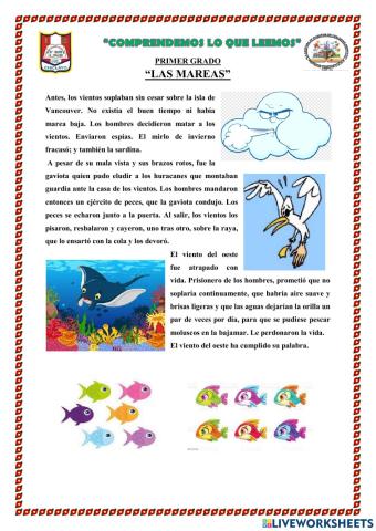 Lectura primer grado