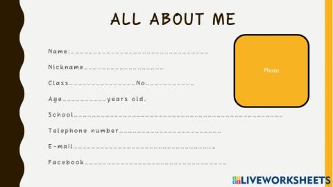 All about me