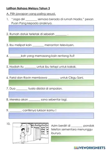 Bahasa Melayu Tahun 3