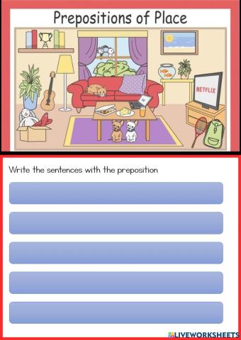 Preposition of place