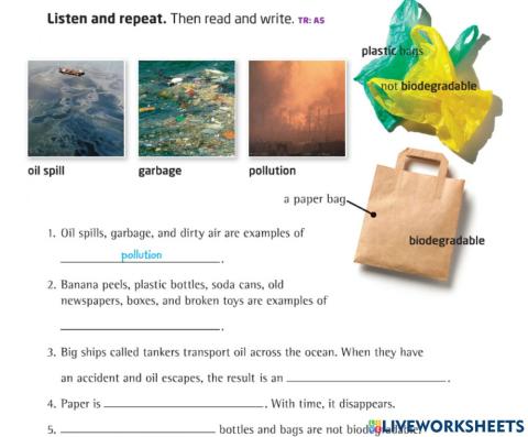 Pollution preparation