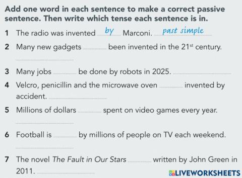 Passive voice