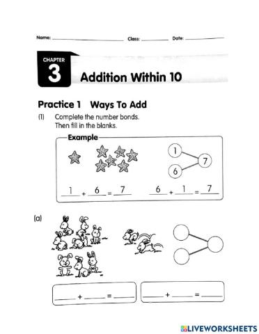 Addition within 10