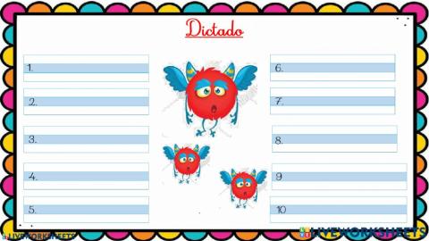 Dictado pl