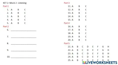 Ket2 mock2 listening