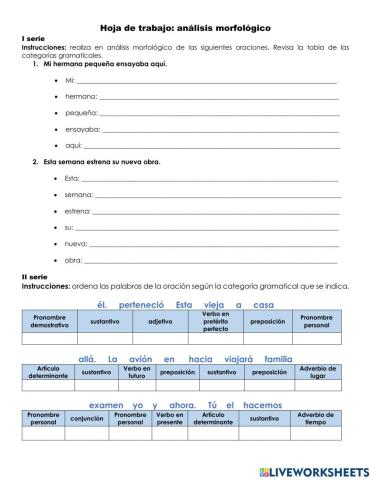 Análisis morfológico