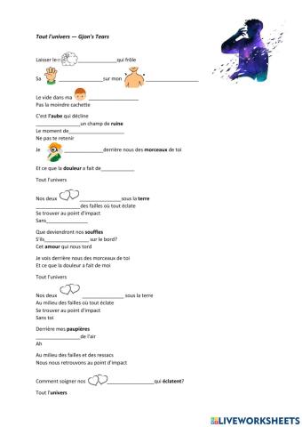 Gjon's Tears - Tout l'Univers