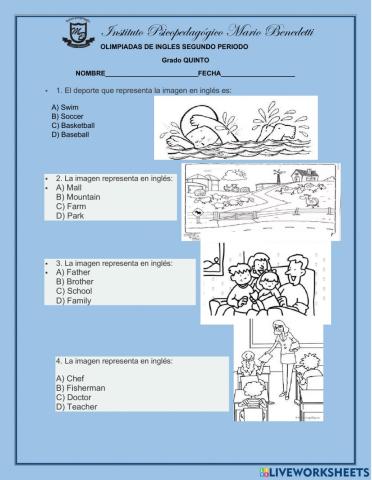 Olimpiadas de ingles