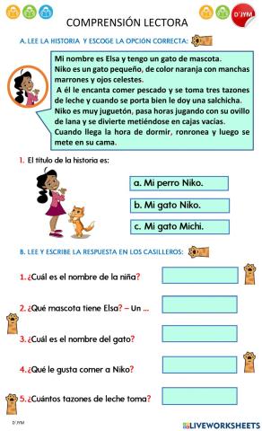 Comprensión lectora