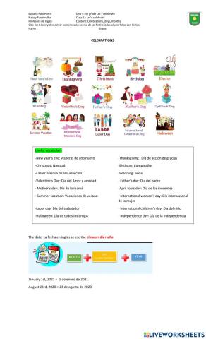 Class 2 unit 4 4th grade