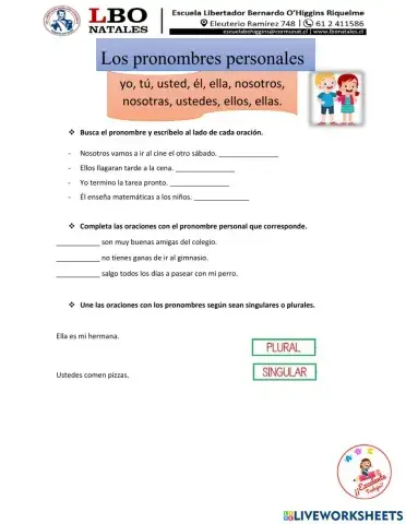 Pronombres Personales
