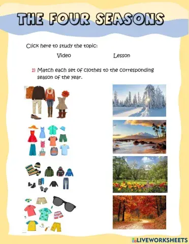 The seasons of the year