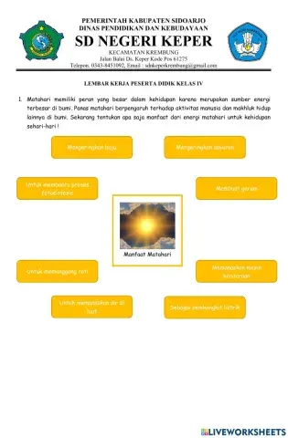Lembar kerja tema 2 st 1 pb 1 dan 2