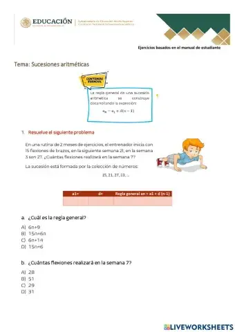 C1-Sucesiones aritméticas