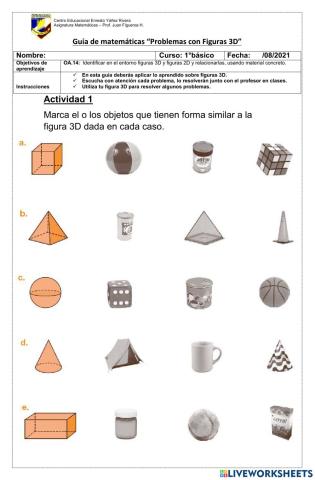 Figuras 3D problemas