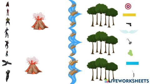 Avengers Worksheet by Hunter