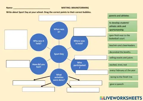 Sport day - brainstorming