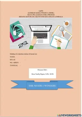 Etika profesi tentang peraturan sektor jasa KEUANGAN