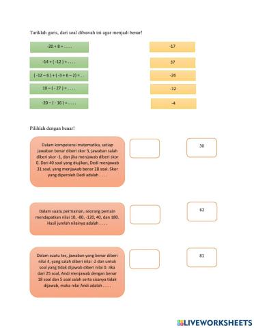 Bilangan Bulat Kelas 7