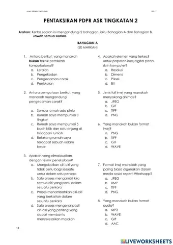 Pentaksiran pdpr ask f2