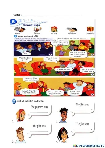 Unit 8 Where were you yesterday?