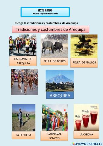 Costumbres y tradiciones de Arequipa