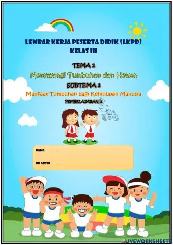LKPD Kelas 3 Tema 2 Subtema 2 PB 2