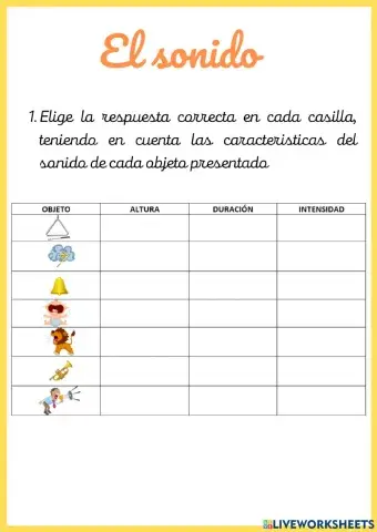 El sonido