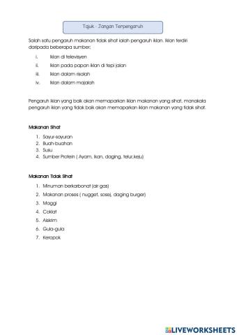 PK T2 Jangan Terpengaruh