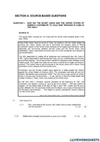 History paper 1 part 1