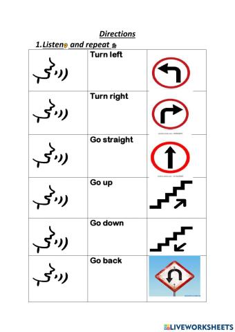 Directions