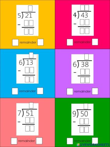 Division With Remainders
