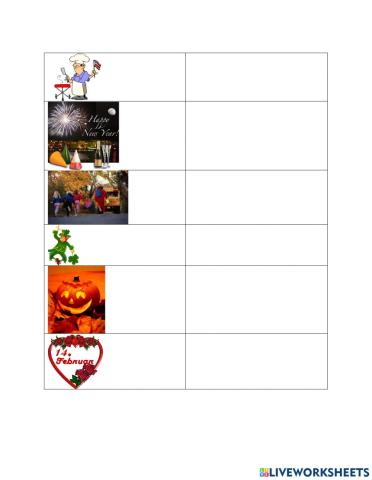 The Months of the Year