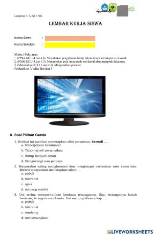 Lembar Kerja Siswa
