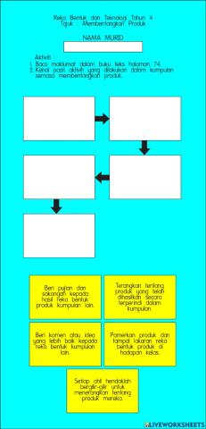 Membentangkan Produk