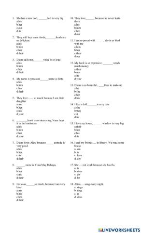 Grammar simple present tense
