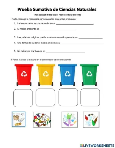 Clasificación de la basura