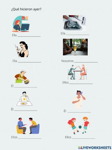 Indefinido verbos -ar