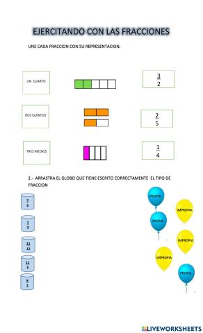 GUIA EVALUADA QUINTO FRACCIONES