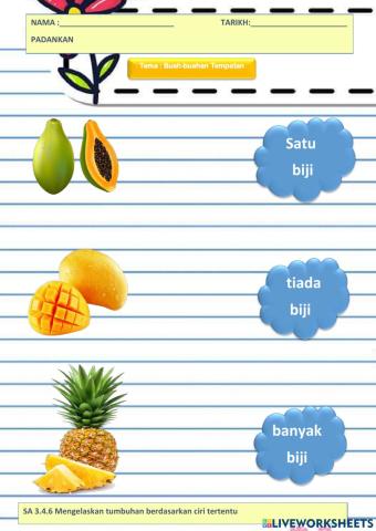 Buah-buahan tempatan