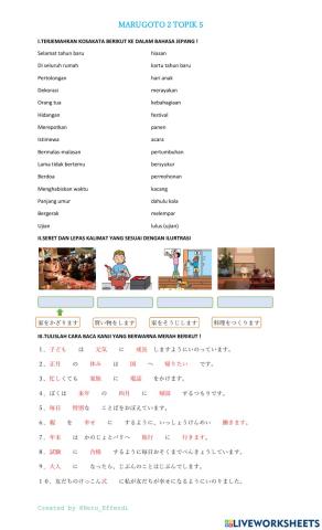 Soal marugoto 2 topik 5