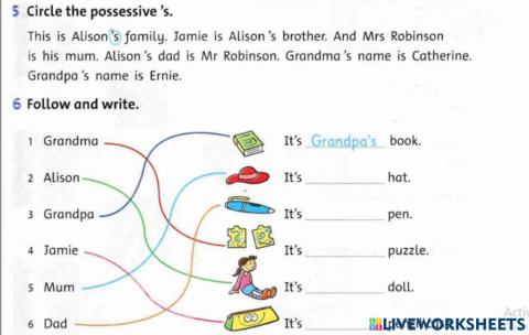 Possesive 's