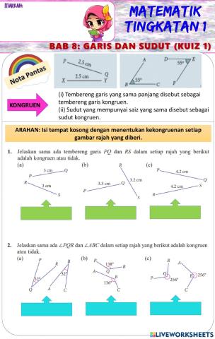Bab 8 : Garis dan Sudut