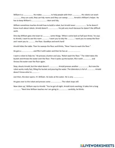 Super Mind 3 - Unit 3 - Story time - Arnold and the Robot