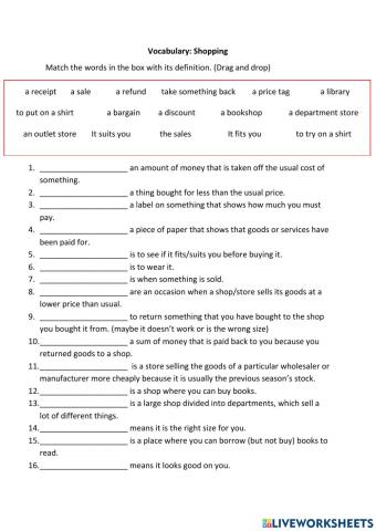 GEP8-Unit 8A: Vocabulary
