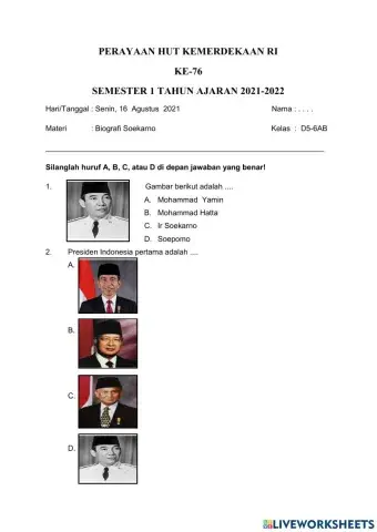 Biografi Soekarno