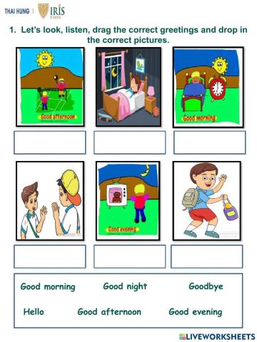 English about Greeting for Kids