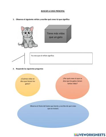 Buscar idea principal