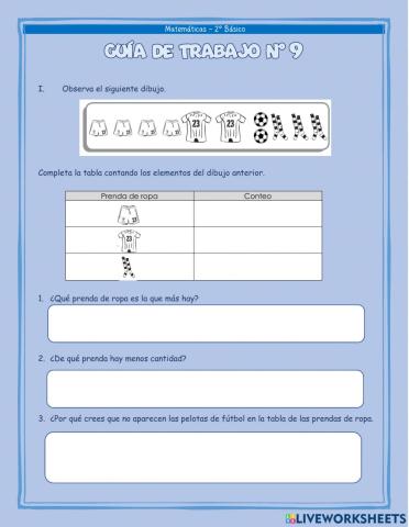 Tabla de corrección